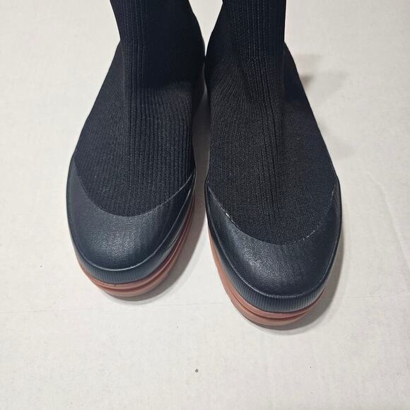 EVERLANE The Utility Boot in ReKnit Washed Charcoal Black Size 8.5 - Picture 3 of 7